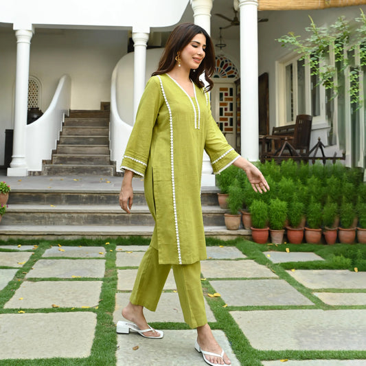Cotton Georgia Kurta Set